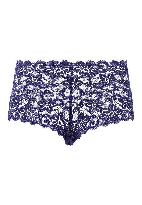 Luxury Moments Lace Boyleg | Nightshade 71447-1626