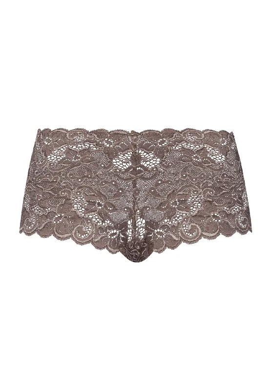 Luxury Moments Lace Boyleg | Stonewash 71447-2756