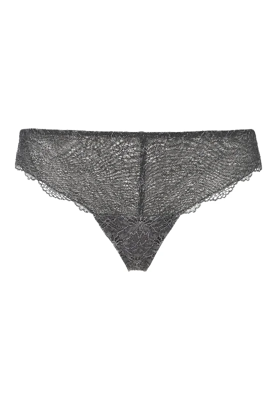 Aria Brazilian Panty | Grey 72762-1704