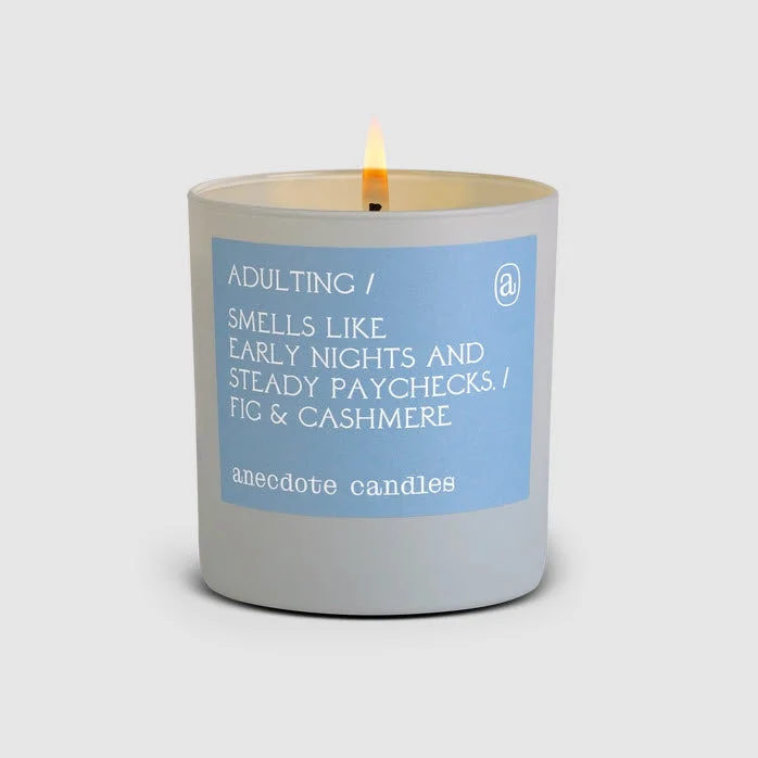 Anecdote Candle Adulting Fig and Cashmere Candle