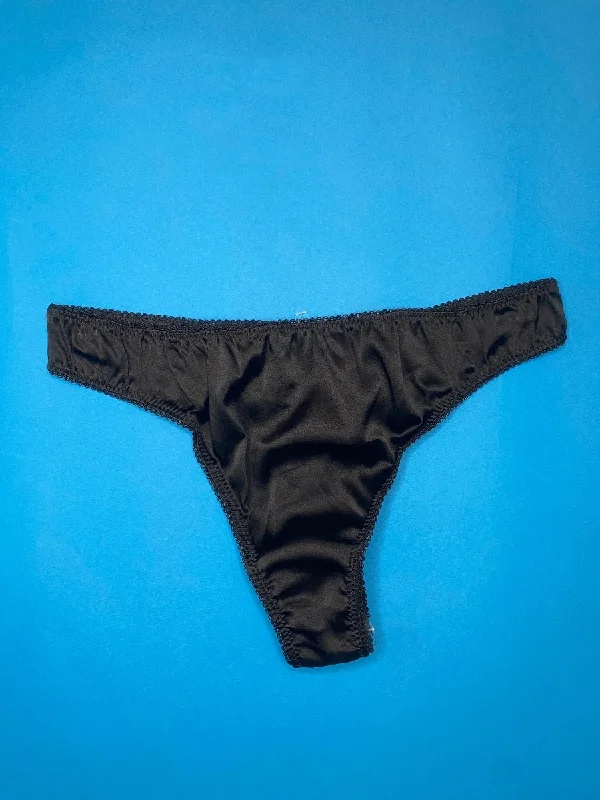 Araks: Grier Silk Thong - Black