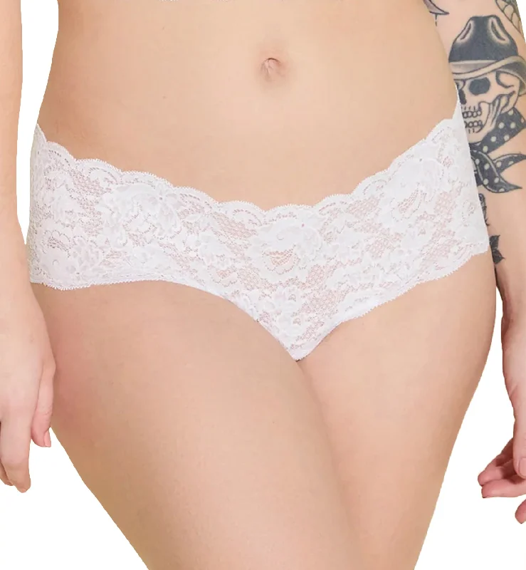 Cosabella Never Say Never Hottie Lowrider Hotpant (NEVER07ZL) - White