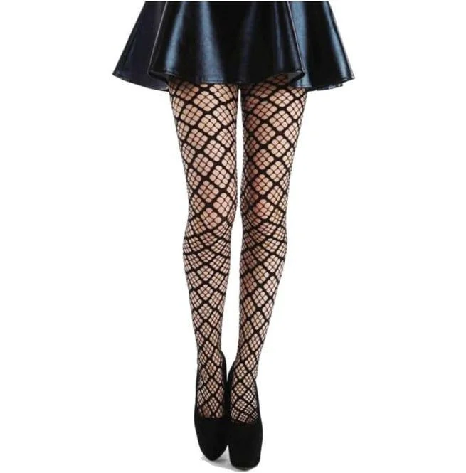 DIAMOND HOLE NET TIGHTS