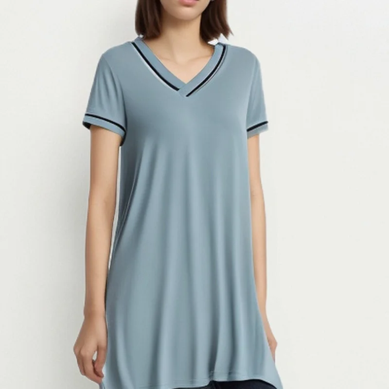 DrifWoo Sleepwear Green Modal Sleep Dress XLL05