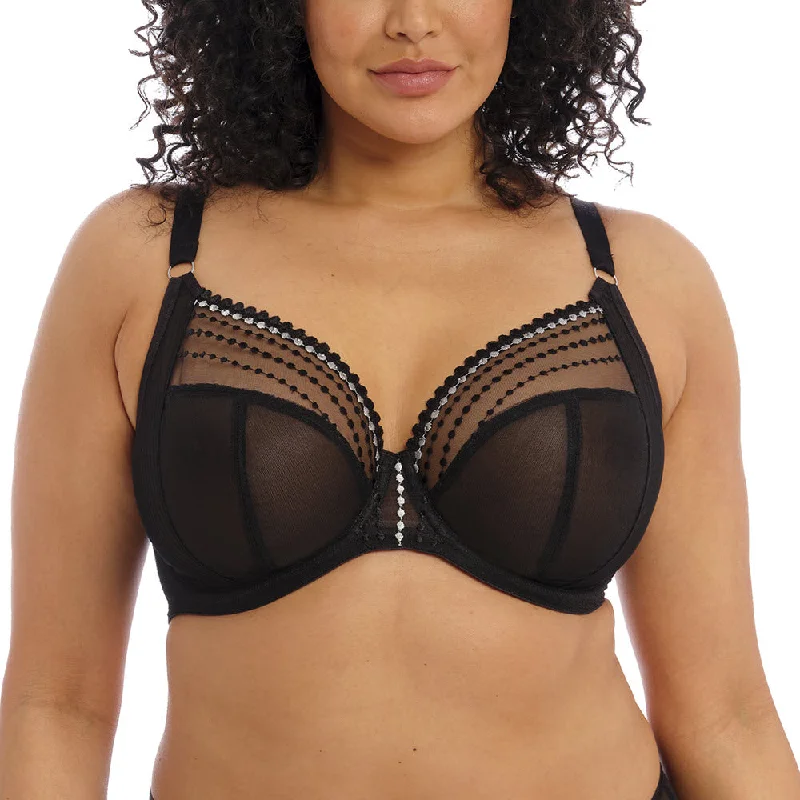 Elomi Matilda Black Unlined Plunge Bra 8900