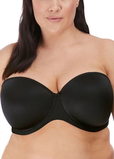 Elomi Smooth Uw Molded Strapless Bra, Black | Black Elomi Strapless Bra