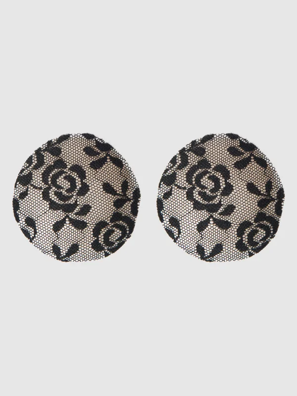 Silcone & Lace Circular Nipple Covers