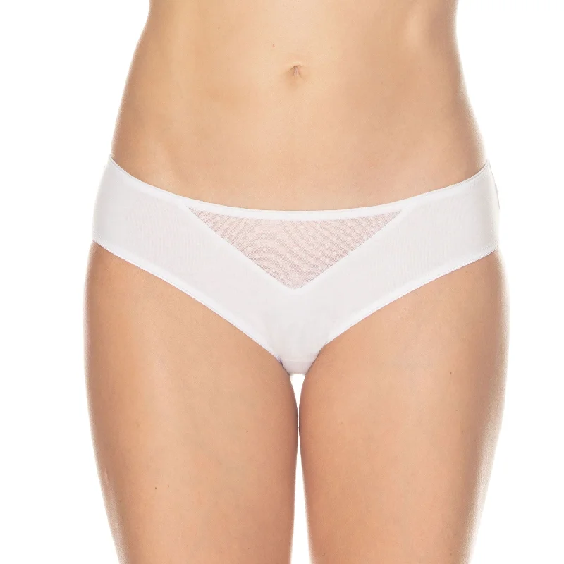 Gemsli 3 Pack V Bikini White Panty 32200