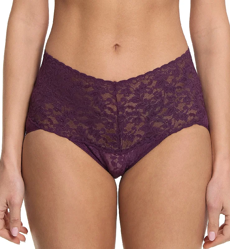 Hanky Panky Retro Lace V-kini (9K2124) - Stone Fruit