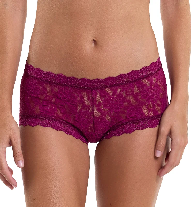 Hanky Panky Signature Lace Boyshort (4812P) - Sugar Plum