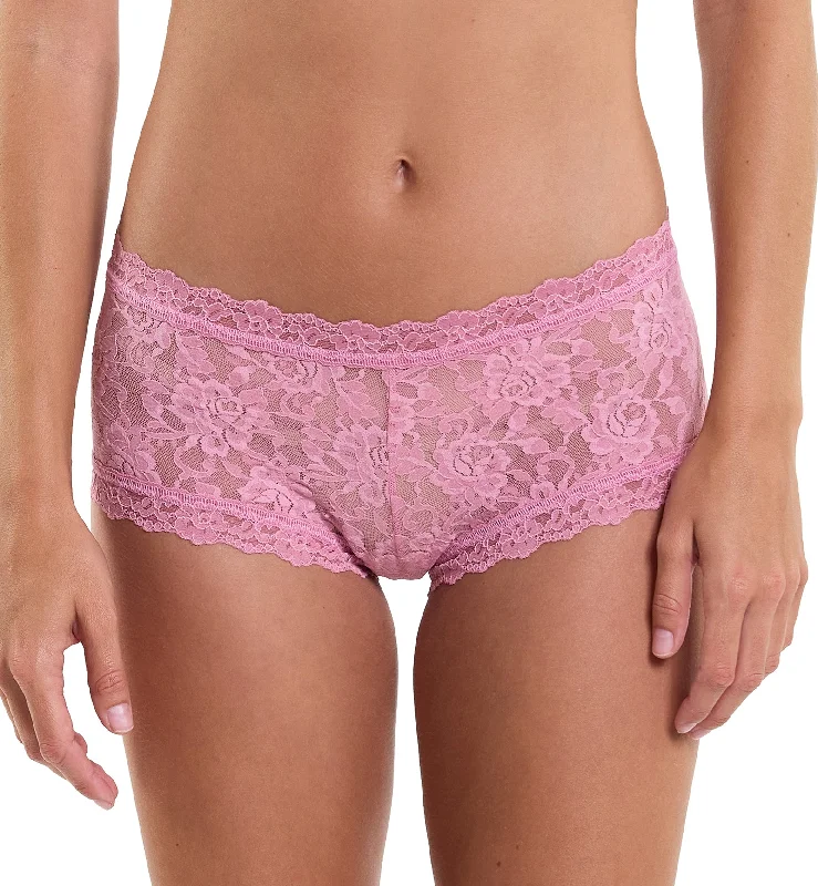 Hanky Panky Signature Lace Boyshort (4812P) - Tea Cake