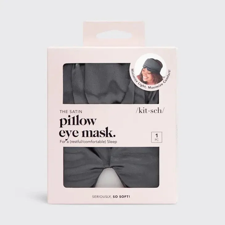 Kitsch Pillow Charcoal Eye Mask