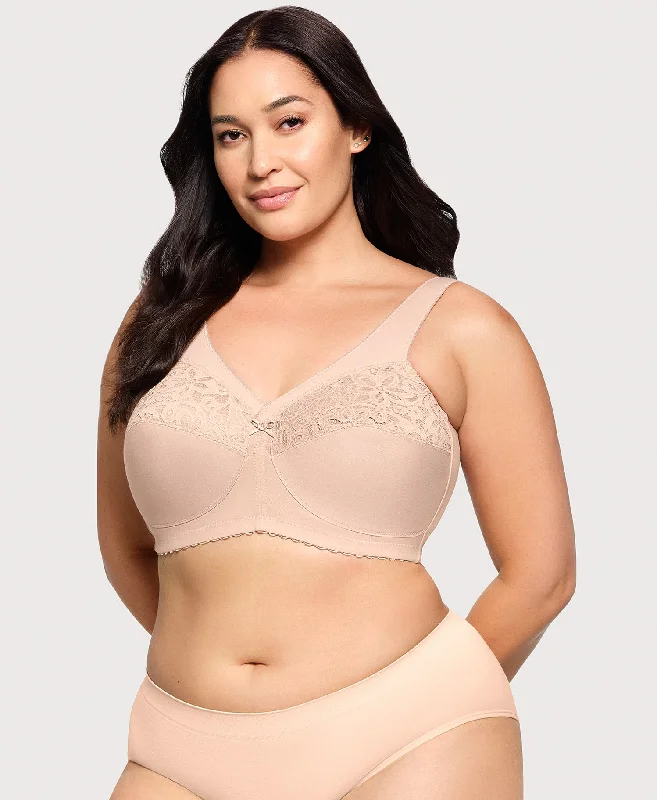 MagicLift Cotton Support Bra Cafe