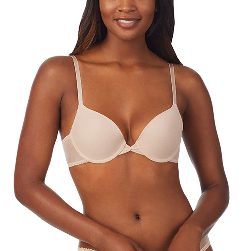 On Gossamer Mesh Bump Up Champagne Push Up Bra 3201