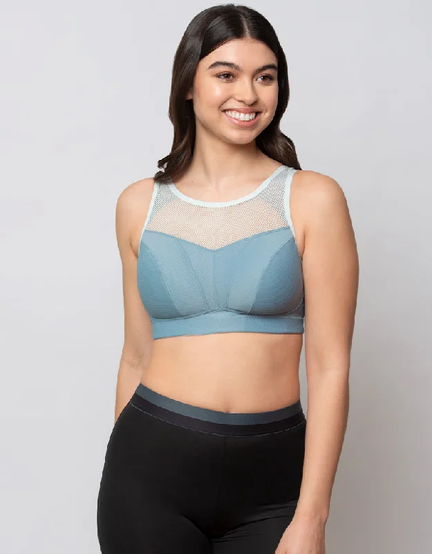 Parfait Active Wireless Sports Bra Granite Blue