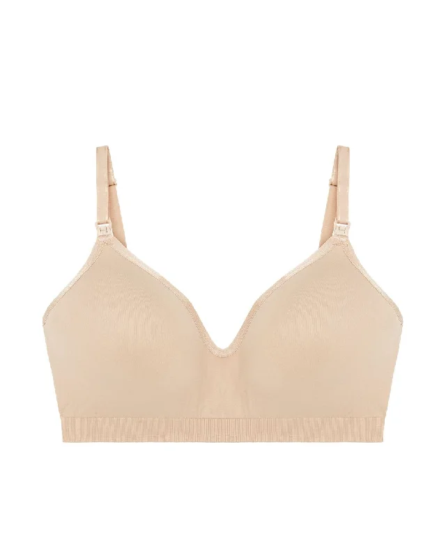 Seamless Convertible Plunge Nursing Bra