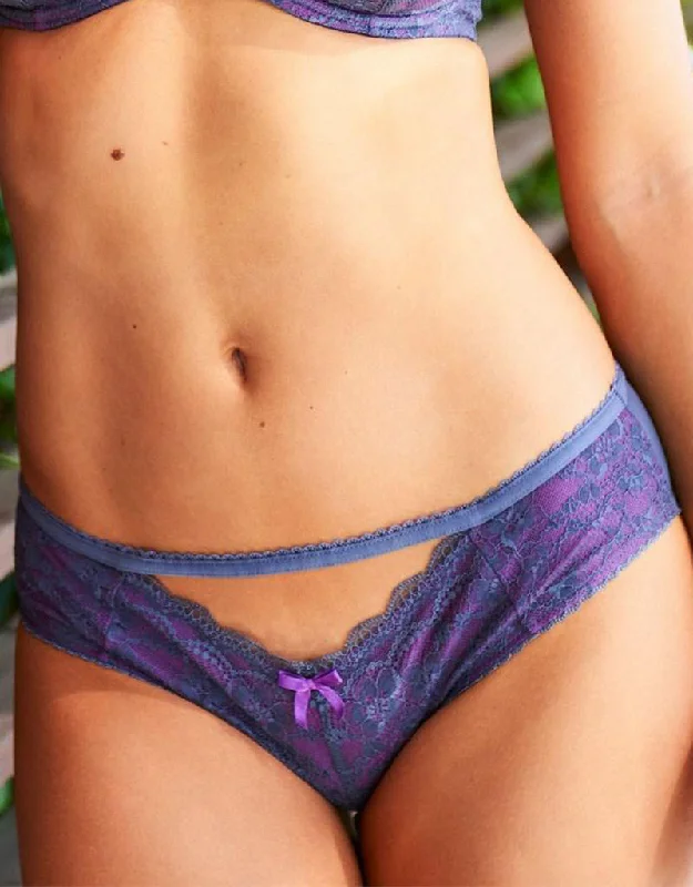 Pour Moi Instinct Brief Grey Silver/Purple