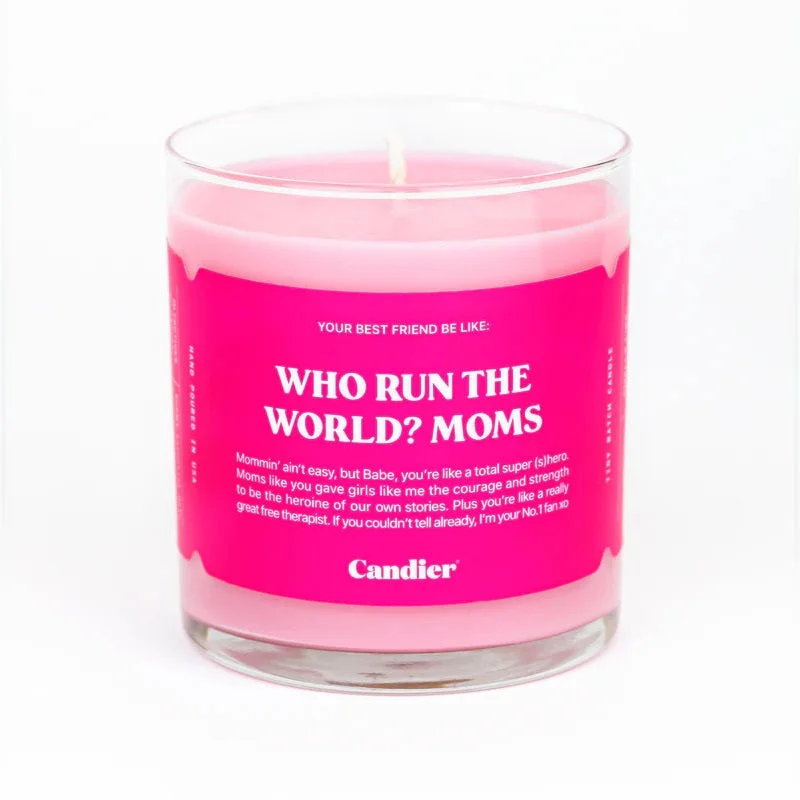 Ryan Porter Who Run The World? Mom 9 Ounce Candle