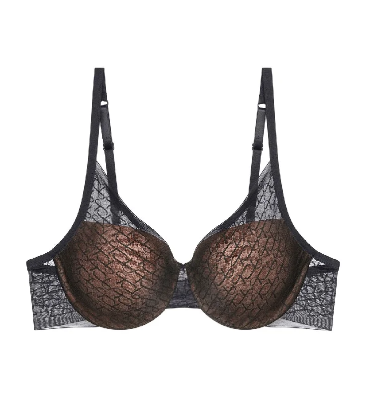 SIGNATURE SHEER WIRED PADDED BRA