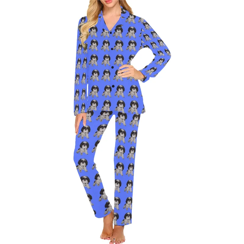 2 Piece Shih Tzu Long PJ Set