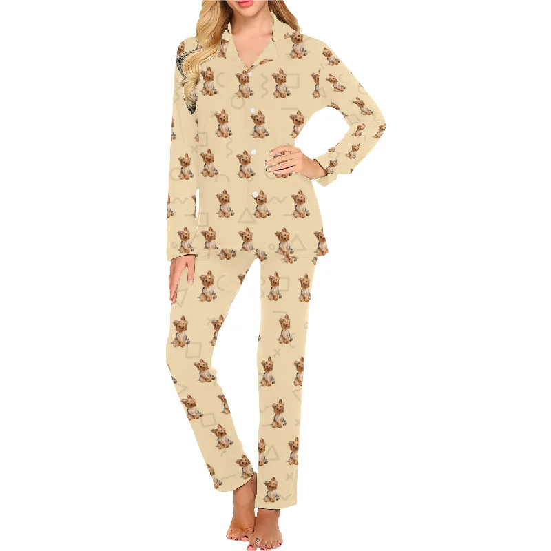 2 Piece Yorkie Long PJ Set 2