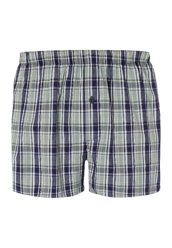 Fancy Woven Boxer | Green Check 74013-2873