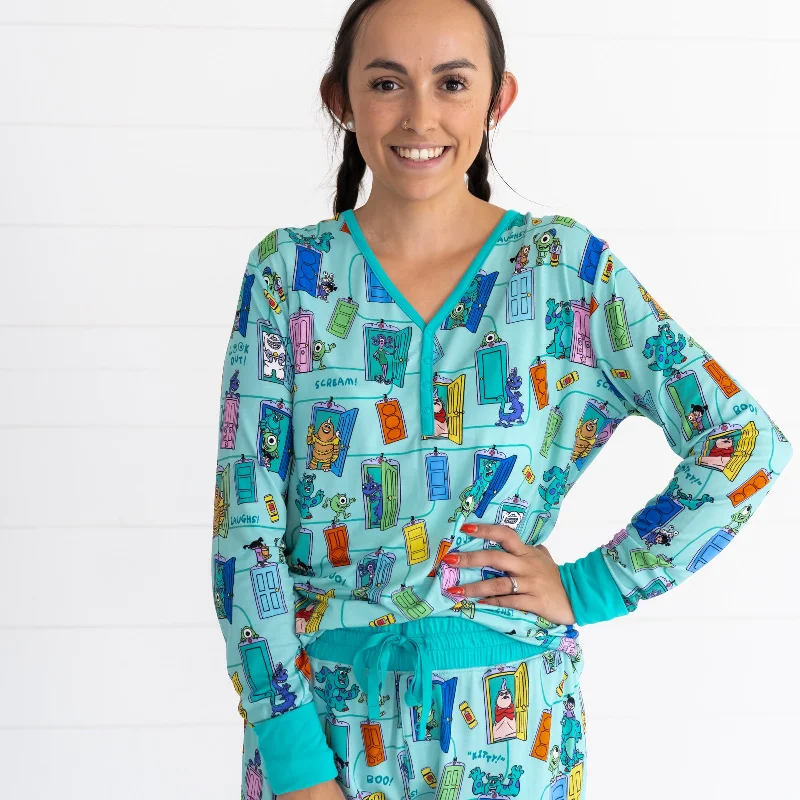 Disney Monsters, Inc. Scream Team Women's Pajama Top