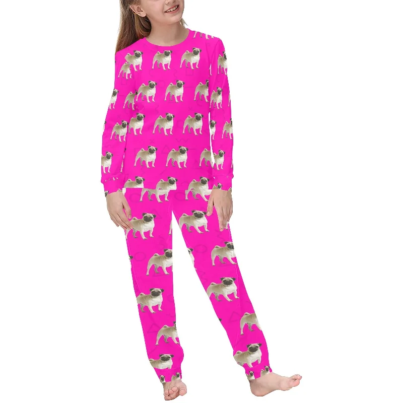 2 Piece Pug Children's Pajama Set