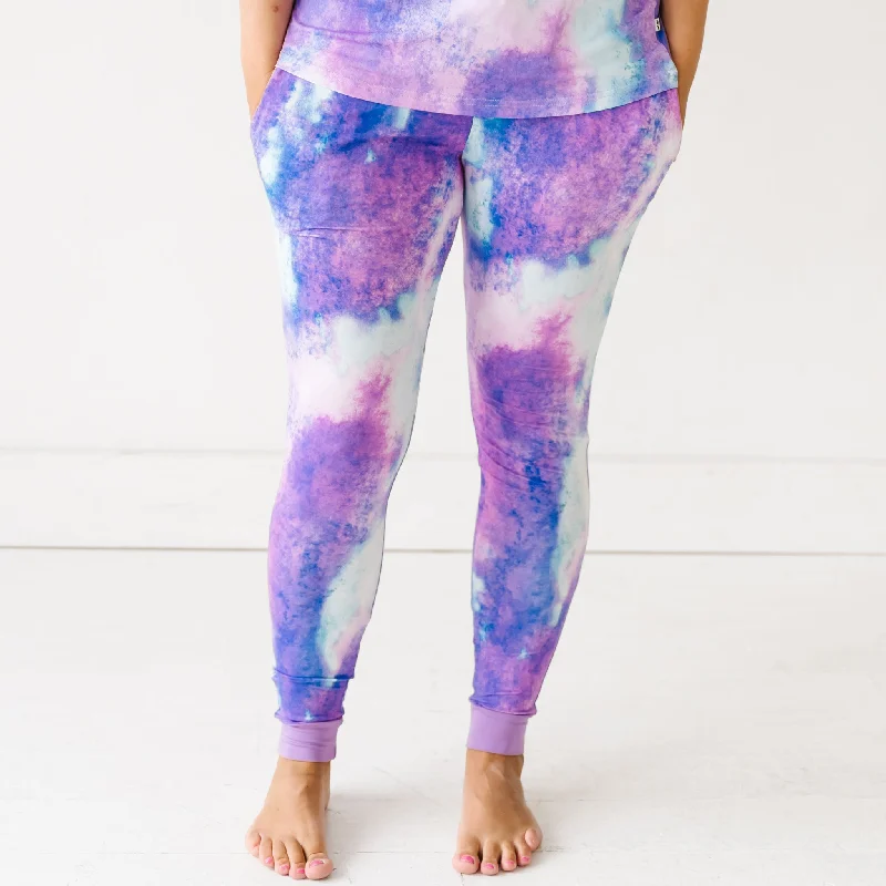 Purple Watercolor Women's Pajama Pants