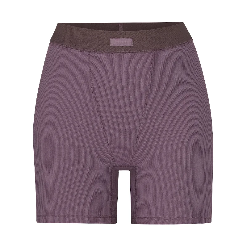 SOFT LOUNGE BOXER | PLUM